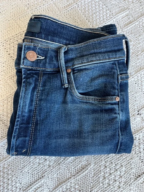 MOTHER The Mid Rise Dazzler Ankle in Pardon My French Sz 26 - Picture 16 of 16